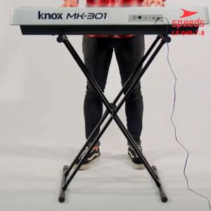 SPEEDS Alat Musik Stand Keyboard Double Kaki Keyboard X Semua Piano Lipat Portable Praktis 049-7