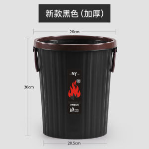 Large Size Uncovered Trash Can for Home Bedroom Kitchen Office Hotel Classification Waste Bin round Barrel Shape Plastic Cans