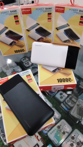 Power Bank Xinzhen C14 10000mAh | Kabel 3-in-1 Built-in | Ada Lampu Suluh | Boleh Jadi Stand Fon | Portable