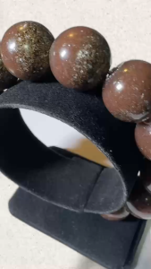 Power Beads Orgonite Bracelet – Bloodstone Blend | Strength Balance & Energetic Support for the Elderly and Everyday Warriors