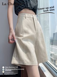 La Chapelle | Cupro Linen Casual Shorts