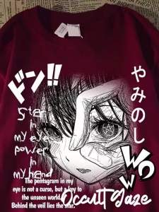 Retro Cartoon Anime Print Summer T-Shirt