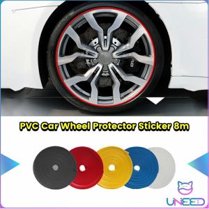 8m PVC Car Wheel Protector Sticker: Anti Scraping Auto Car Decorative Styling