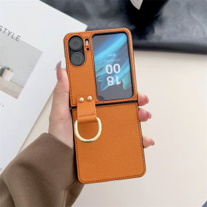 Case Oppo Find N2 Flip Find N3 Flip Case with Ring Silicone Shockproof Matte Anti-scratch Phone Protective Cover for Find N2 Flip