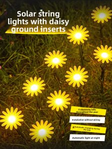 BEAUTY IN THE LIGHT | Waterproof LED Daisy Chain Light Outdoor Decorative Lamp