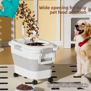 Multi-function Foldable Grain Storage Box