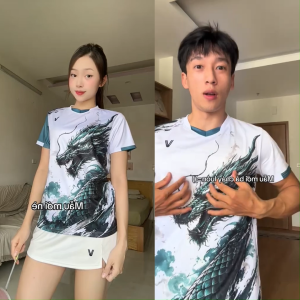 Áo Cầu Lông Quần Cầu Lông Bộ Cầu Lông Nam Nữ Chuyên Nghiệp Vải Thoáng Khí A1041 - V Badwear
