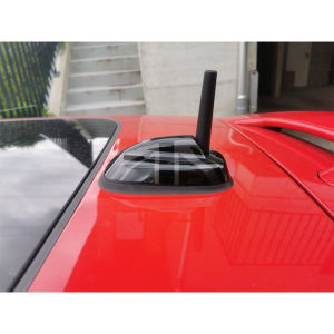 ที่คลุมตกแต่งเคสเสาอากาศธงสีดำที่คลุมป้องกันภายนอกอาคารขอบ F55อุปกรณ์ F56