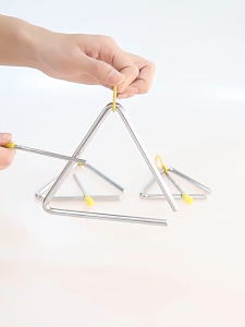 Early childhood education percussion puzzle childrens percussion music performance triangle bell