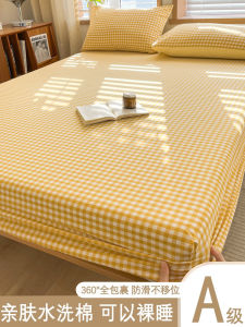 Pure Cotton Bed Canopy Dustproof Protection Summer Dormitory Mattress Cover Washable Bed Sheet Full Package Bedding Accessories