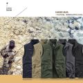 Fuguiniao Unloading Tactical Vest Coat Fashion Men's Fuguiniao Summer Photographer Waistcoat Mesh Work Sleeveless Jacket Tool Many Pocket Vest Male. 