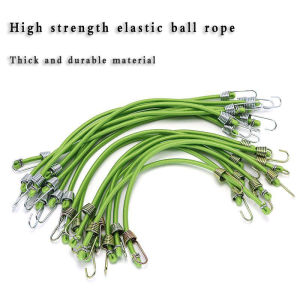 3/5/8pcs Automobile and Motorcycle Elastic Cord Heavy Duty Luggage Straps Rope Hooks 25-30cm Stretch Tie Tent Outdoor Accessorie