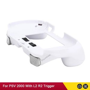 Black White For PS Vita 2000 PSV 2000 PSV2000 Gamepad Controller Joypad Hand Grip Joystick Shell Case with L2 R2 Trigger Button