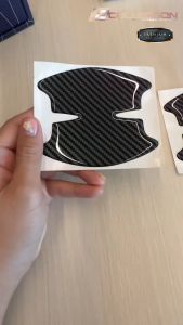 สติ๊กเกอร์กันรอย เบ้าจับประตูรถยนต์ เหมาะสมกับทุกรุ่น 8 ชิ้น ของแท้