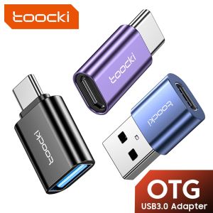 Toocki | Toocki OTG USB 3.0 To Type C Adapter Micro To Type C Male To USB 2.0 Female Converter for Macbook Xiaomi Samsung OTG Connector