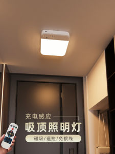 Wireless Remote Control Induction Ceiling Light Bathroom Entrance Kitchen Balcony Hallway Modern Simple Style LED Lamp