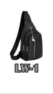 Tas Selempang Pria Casual & Waistbag Lubang Earphone: Tas Punggung Pria Terbaru