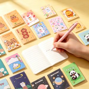 Portable Cute A7 Mini Notepad 16/64 Sheets Ideal for Students Office Home School Pocket Size Blue Pink Red White Green