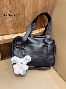Original 2025 Japanese Style JK Uniform Large Capacity Commuter Bag Womens Crossbody Simple Academy Fashion Handbag
