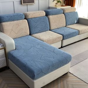【24 hours delivery】Sofa Seat Cushion Cover Universal Sofa Seater Slip Covers Thick Elastic Stretch Bean Bag Covers Sofa Cushion Case Stretchy Chair Protector 1PCS