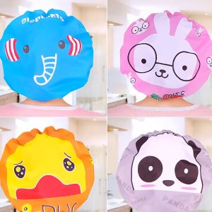 หมวกอาบน้ำ หมวกคลุมผมอาบน้ำ กันน้ำ ลายการ์ตูนน่ารัก Shower Cap (เลือกลายได้) ส่งฟรี ใช้ร่วมกับคูปอง