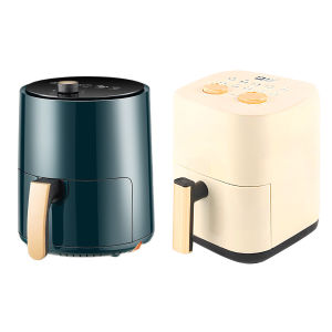 Mini Air Fryer with 360  Hot Air Circulation Digital Space-Saving Compact Air Fryer Timer and Auto Shut-off for Healthier Food in Minutes