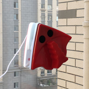 Powerful Suction Double-Sided Magnetic Window Cleaner Thickened Single Layer Hollow Glass Cleaning Tool Triangle Shape