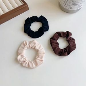 Scrunchie Polos Doff Color Karet Ikat Rambut Aksesoris Wanita Korea Style Fashion