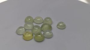 Natural Green Africa Prehnite 21.37 Cts. Oval Cut Transluscent Loose Gemstone