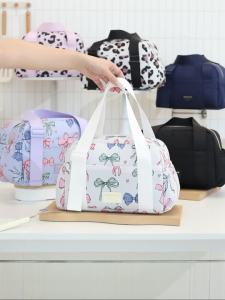Modern Half-Round Lunch Bag Portable Insulated Bento Carrier RH2554