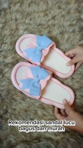 Sandal Korea Pita Estetik Nyaman Empuk Lentur Tidak Licin