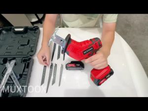 Fast Delivery ⚡Cordless Reciprocating Sawcharge battery Cordless Variable Speed Blades Kit for Wood/Metal/PVC Cutting