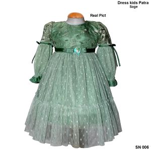 Gaun Pesta Anak Perempuan Umur Tahun Bahan Brukat & Gaun Midi Dress Anak Asimetris