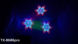 Đèn Bay Phòng Đèn Laser TX 8686 Pro Có Remote Loa Đèn Bay Phòng Dùng cho bar  pub  party  hộp đêm  vũ trường