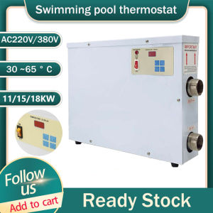 18KW 220V Digital Swimming Pool & SPA Water Heater Electric Thermostat Hot Tub