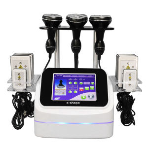 【 Hot sale 】6 IN 1 80K Hz Cavitation Machine RF cavitation Fat Cavitation Slimming Machine Ultrasonic Cavitation Vacuum RF Fat Laser Weight Loss Instrument