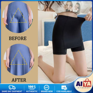 ★Same Day Shipping★ Soft Ice Silk Safety Short Pants Summer Under Skirt Shorts Boxer Modal Breathable Seamless Double Layer Short Tights Underwear Safety Shorts