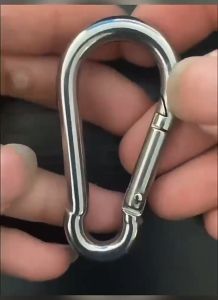 Carabiner 20pcs Snap Hook Aluminum Buckle D Shape Camping Buckle Clip for Swing Hammock Gym Outdoor 登山扣