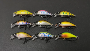 3g 35mm Mini Sinking Minnow Fishing Lures Artificial Hard Bait Crankbai
