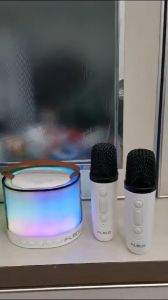 Speaker Bluetooth FLECO K52 With Mic Portable | Speaker Mini Karaoke RGB LED Portable Full Bass MP3 Player/USB/TF/FM/AUX-IN/TWS/SD Card | Gallery Audio