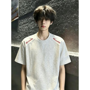 ZHUOCAN | American Letter Embroidery Box Fit T-Shirt