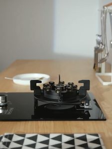 Cooking Stove Gas Cooker Stove Gas Stove Table Top Burner Gas Cooker Stove Fire Burner Fierce Desktop Embedded Natural Gas Stove Single Eye Pub Gas Stove Burner 燃气灶