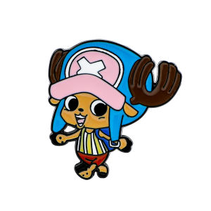 Bandai | One Piece Anime Metal Pin - Luffy Chopper Alloy Drip Enamel Brooch Japanese Manga Fashion Accessory for Fans And Collectors