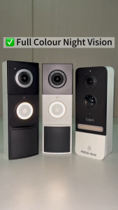 TP-Link Smart Doorbell Long Battery Life Waterproof Wireless with 2K 5MP Wifi Camera Tapo D235/D230S1/D210/D205