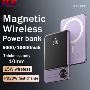 [Jlk] cho MagSafe sạc dự phòng sạc nhanh không dây từ 15W cho iPhone 16 15 14 13 12 Pro Max Samsung S24 Ultra vv Pin sạc dự phòng ngoài Powerbank đồ sạc di động