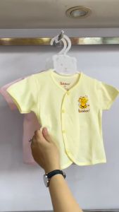 Áo sơ sinh BABIBOO áo sơ sinh cổ tim  vải cotton mềm mại thấm hút tốt BB28