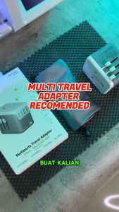 Hippo Travel ADAPTOR RAVEN 4P 20W 4 Port EU UK US AUS USB A C