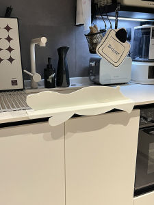 Viele Original Polar Bear Silicone Water Fender Suction Cup Sink Kitchen Dishwashing Splash-Proof Table Water Stop Sheet Thickened