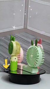 Quạt cầm tay mini sạc điện gấp gọn dùng pin sạc tiện lợi
