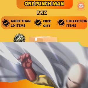Anime One Punch Man Set Box One Punch Man Box One Punch Man Present Gift Gift Box Saitama Genos Sonic Fubuki Keychain